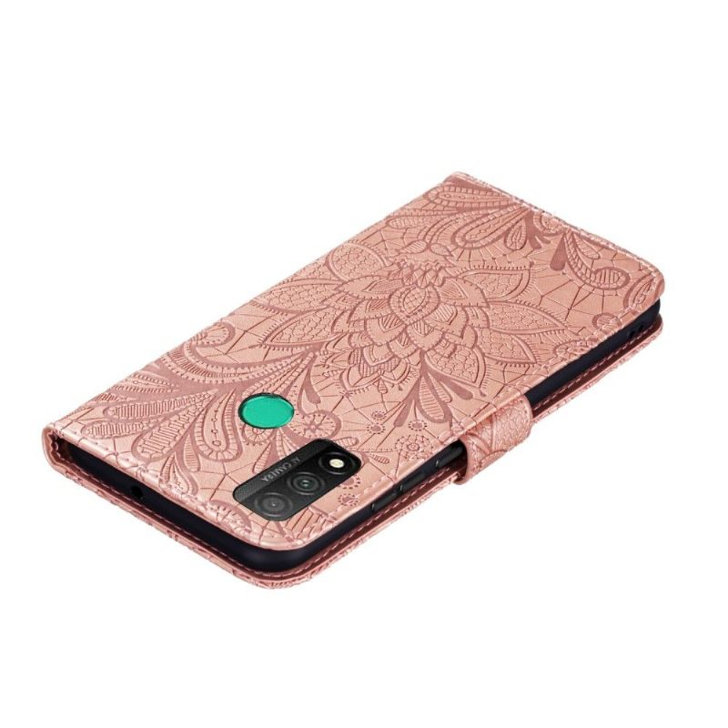 Κάλυμμα Huawei P Smart 2020 Chic Lace Flower - Rose Gold