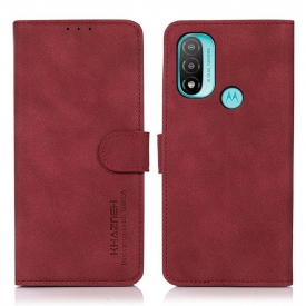 Κάλυμμα Moto E40 / E30 / E20 Khazneh Fashion Leather Effect