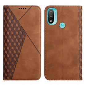 θηκη κινητου Moto E40 / E30 / E20 Θήκη Flip Εφέ Geo Leather