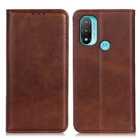 θηκη κινητου Moto E40 / E30 / E20 Θήκη Flip Elegance Split Leather