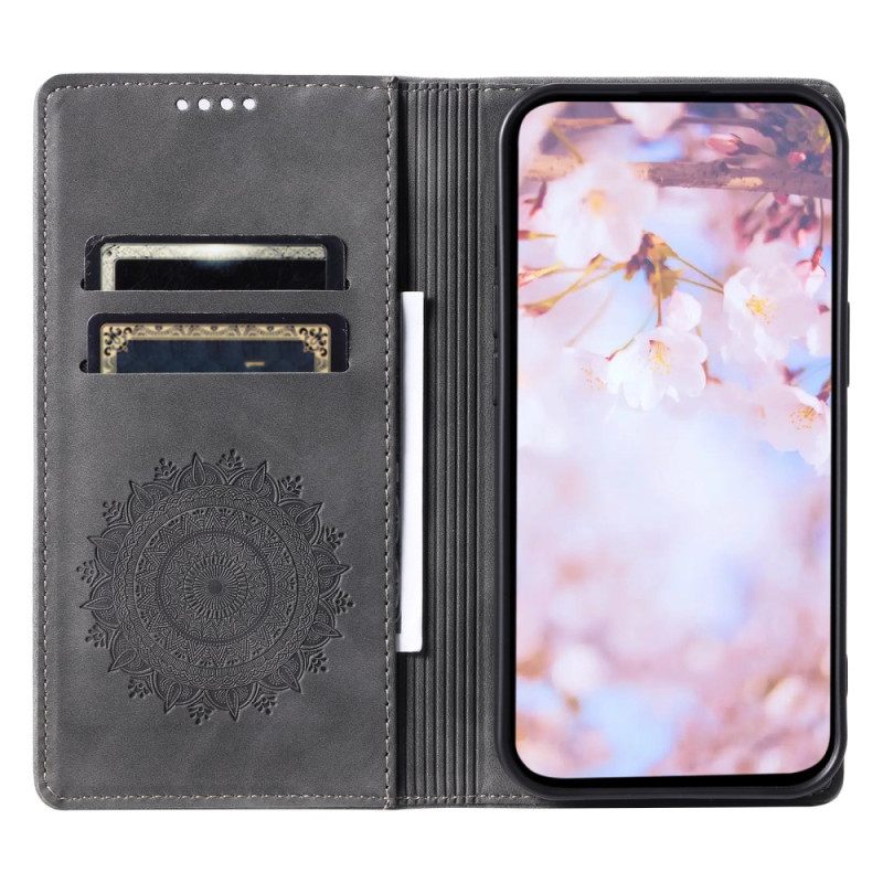 Δερματινη Θηκη Xiaomi 14t Mandala Suede Effect Σιλικόνης