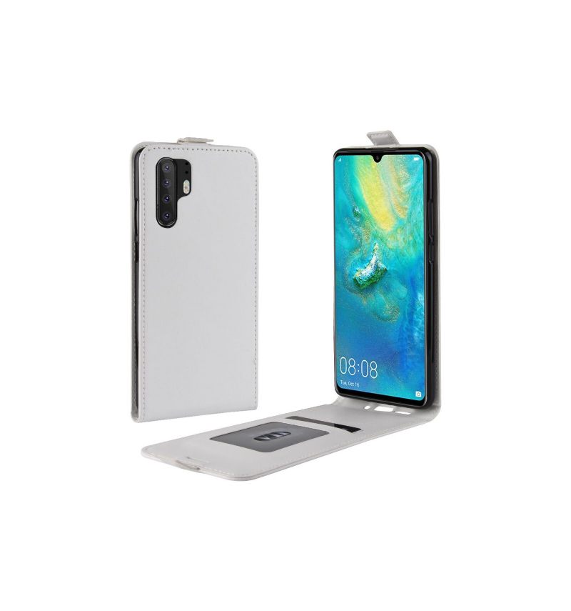 Κάλυμμα Huawei P30 Pro Θήκη Flip Faux Leather Vertical