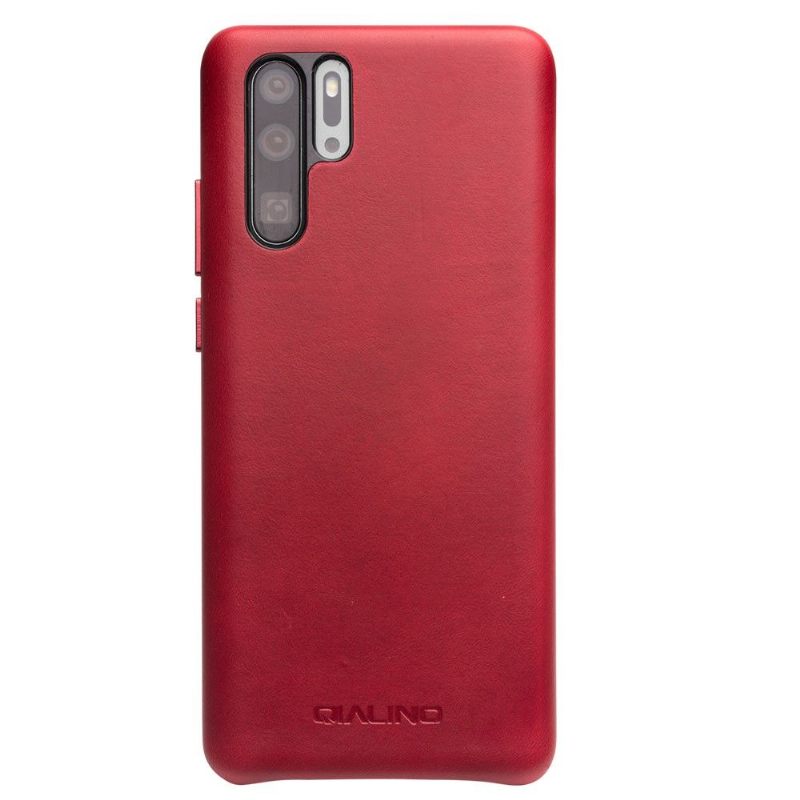 Θήκη Huawei P30 Pro Qialino Premium Leather - Κόκκινο