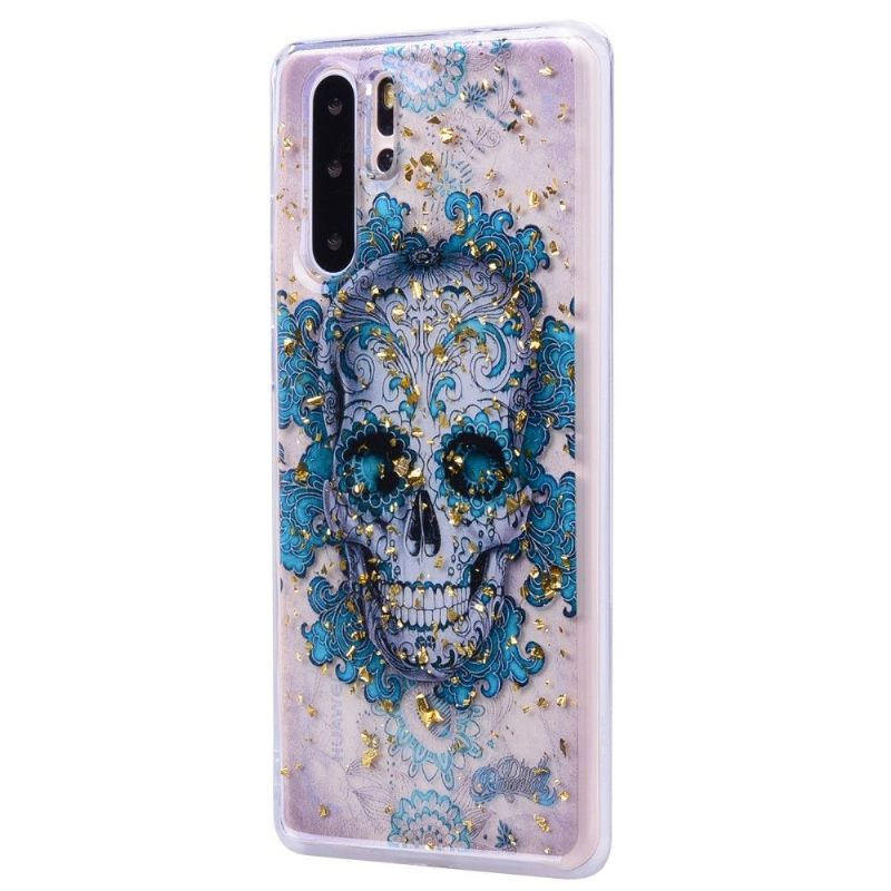 θηκη κινητου Huawei P30 Pro Floral Skull