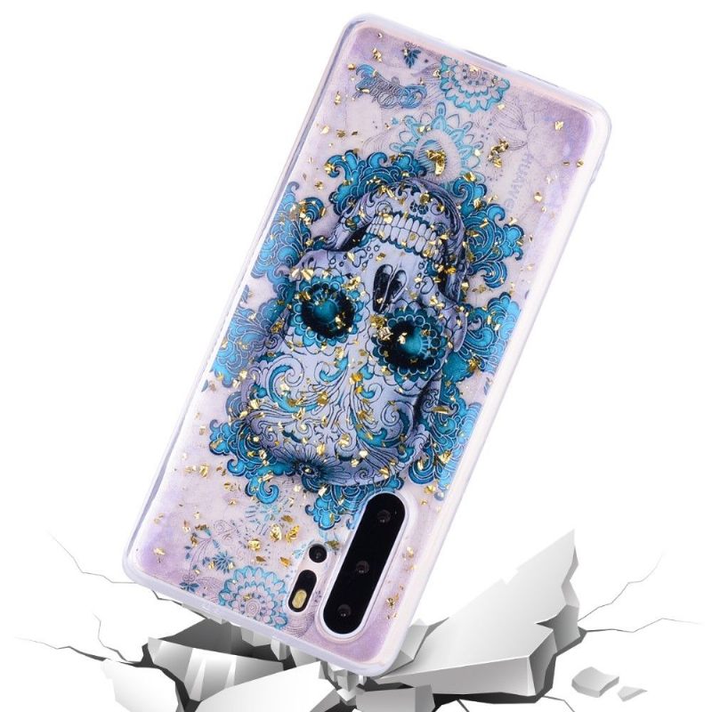 θηκη κινητου Huawei P30 Pro Floral Skull