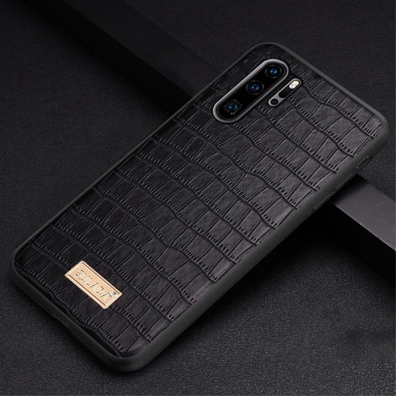 θηκη κινητου Huawei P30 Pro Sulada Croco Leather Effect