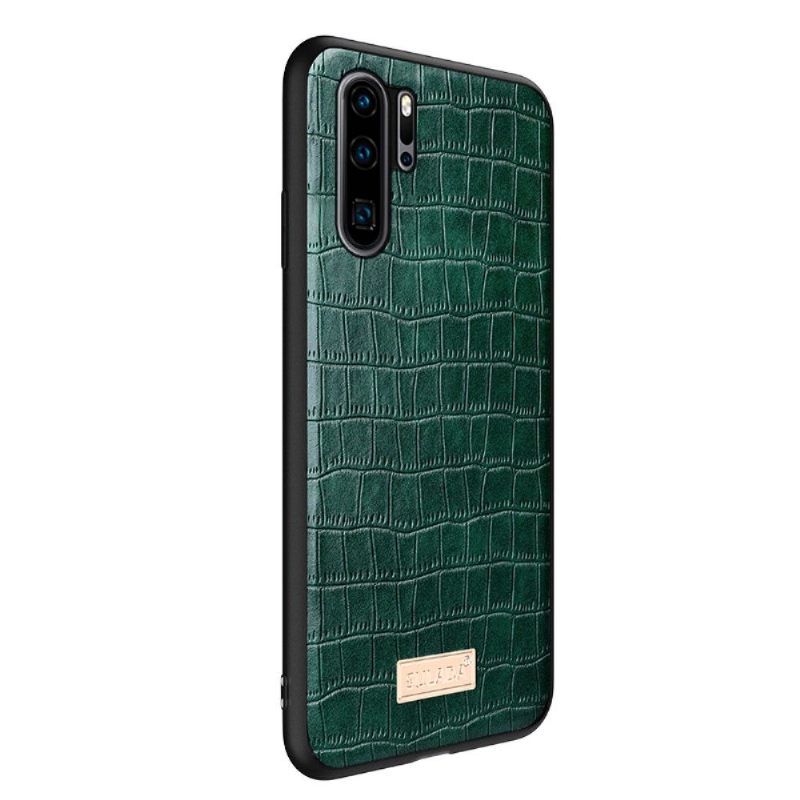 θηκη κινητου Huawei P30 Pro Sulada Croco Leather Effect