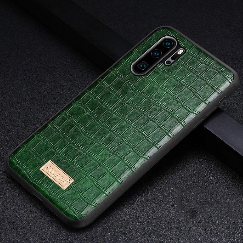 θηκη κινητου Huawei P30 Pro Sulada Croco Leather Effect