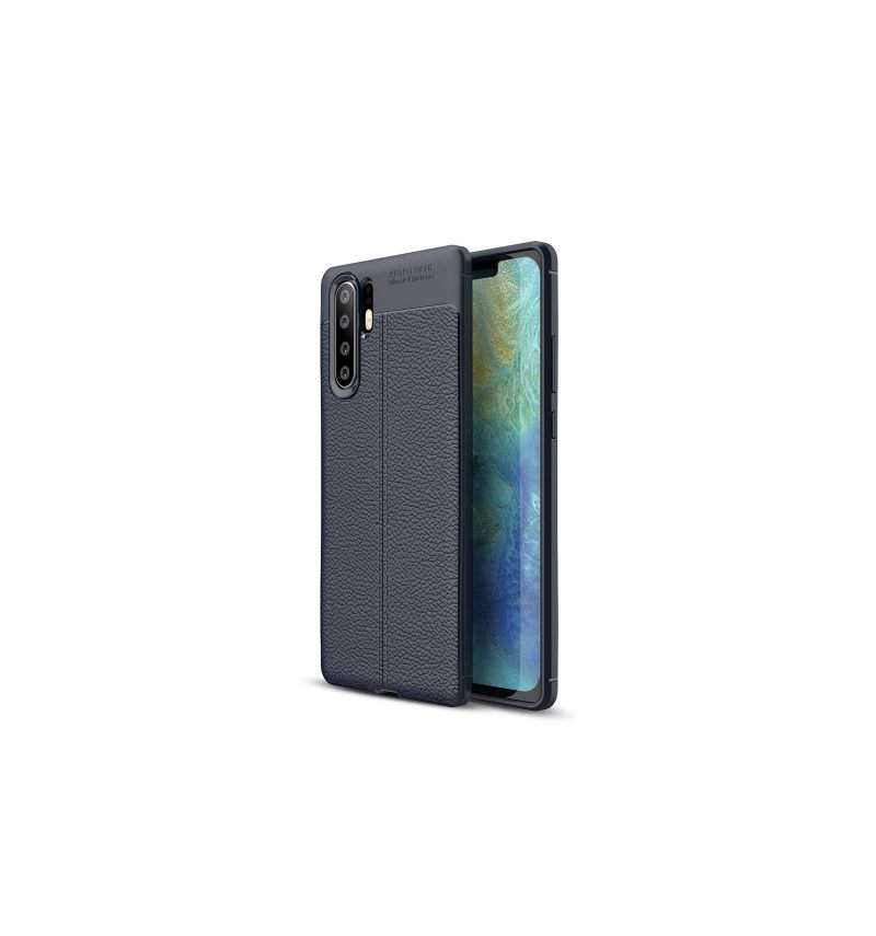 θηκη κινητου Huawei P30 Pro Ζελ Με Υφή Δέρματος