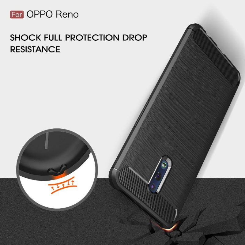 Θήκη Oppo Reno Carbon Brushed Gel