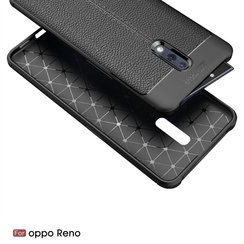 Θήκη Oppo Reno Ζελ Φινιρίσματος Από Ψεύτικο Δέρμα