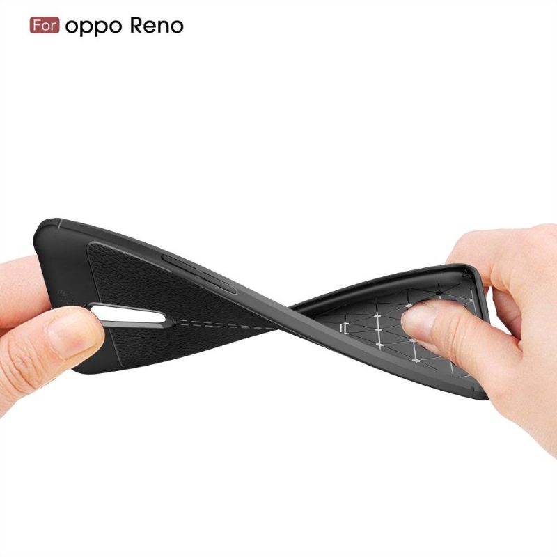 Θήκη Oppo Reno Ζελ Φινιρίσματος Από Ψεύτικο Δέρμα