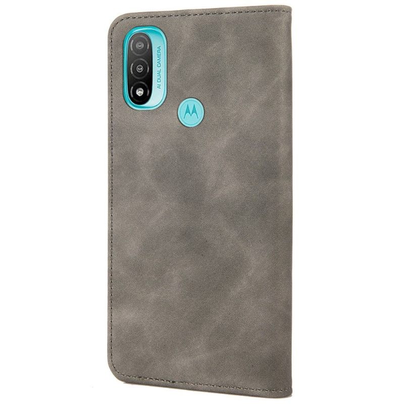 δερματινη θηκη Motorola Moto E20 / E30 / E40 The Fabulous Faux Leather