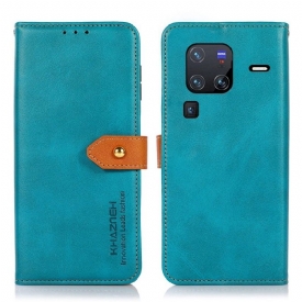 Κάλυμμα Vivo X80 Pro Khazneh Bicolor Faux Leather