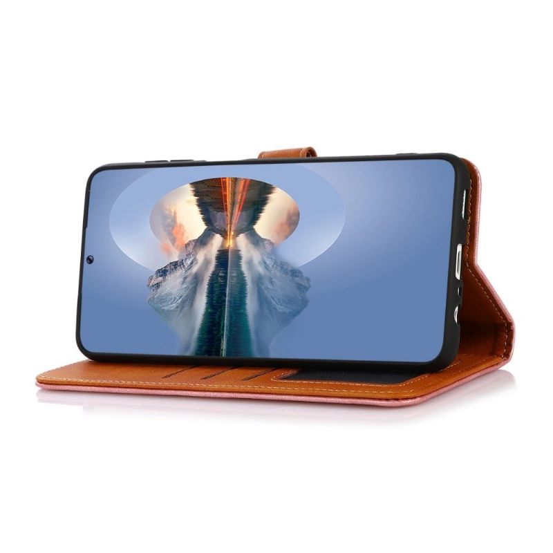 Κάλυμμα Vivo X80 Pro Khazneh Bicolor Faux Leather