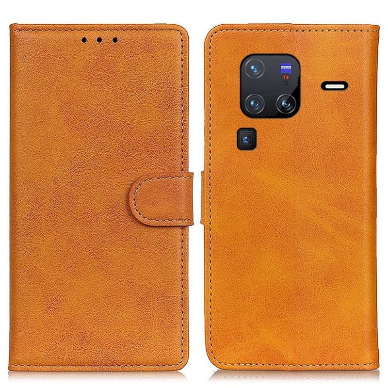 Κάλυμμα Vivo X80 Pro Marius Matte Leather Effect