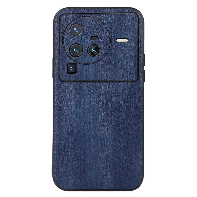 θηκη κινητου Vivo X80 Pro Δερμάτινο Εφέ Wood Style