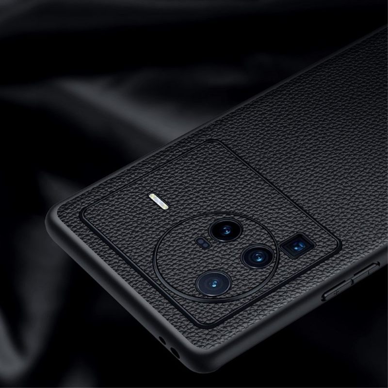 Θήκη Vivo X80 Pro Γνήσιο Grained Leather