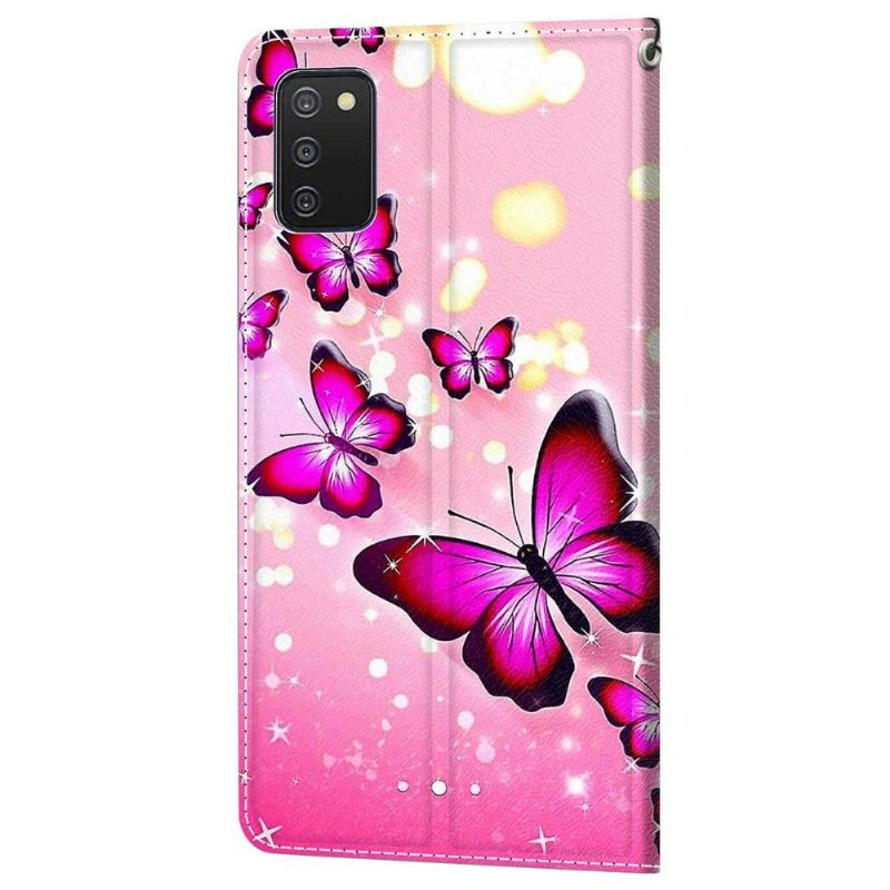 Κάλυμμα Samsung Galaxy A03s Pink Butterflies