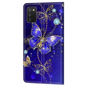 Κάλυμμα Samsung Galaxy A03s Purple Butterfly