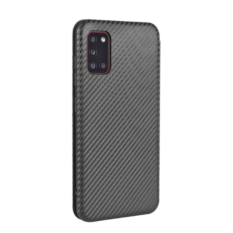 δερματινη θηκη Samsung Galaxy A31 Effect Carbon Fiber