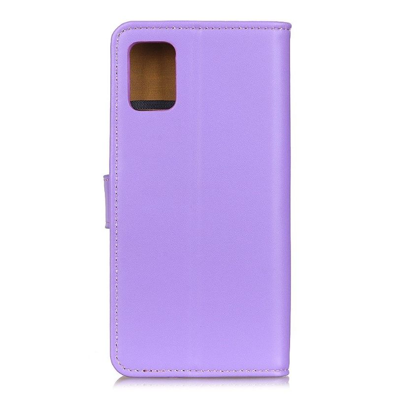 Θήκη Flip Samsung Galaxy A31 Basic Faux Leather - Μωβ