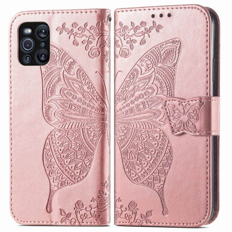 Κάλυμμα Oppo Find X3 Pro Butterfly Relief