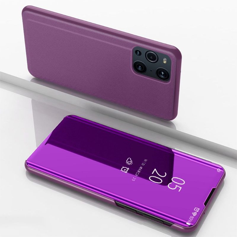 Θήκη Oppo Find X3 Pro Θήκη Flip Εφέ Καθρέφτη