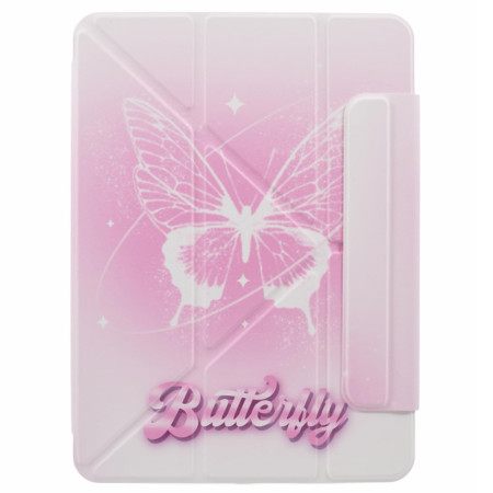 Δερματινη Θηκη iPad Pro 13 (2024) Origami Pink Butterfly