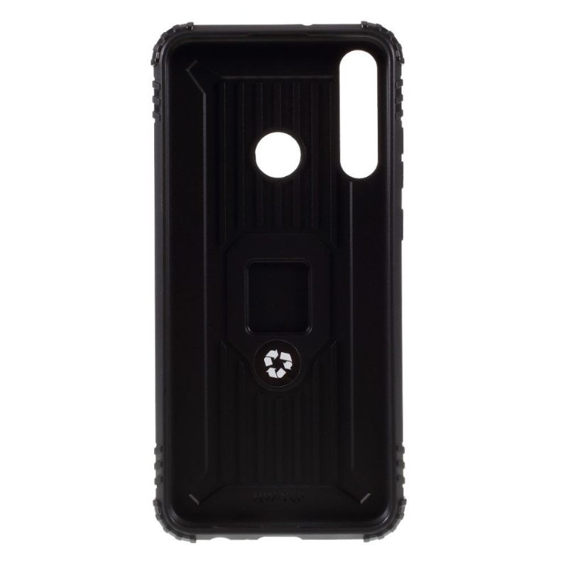 Θήκη Huawei Y6p Carbon Look Με Δαχτυλίδι Στήριξης