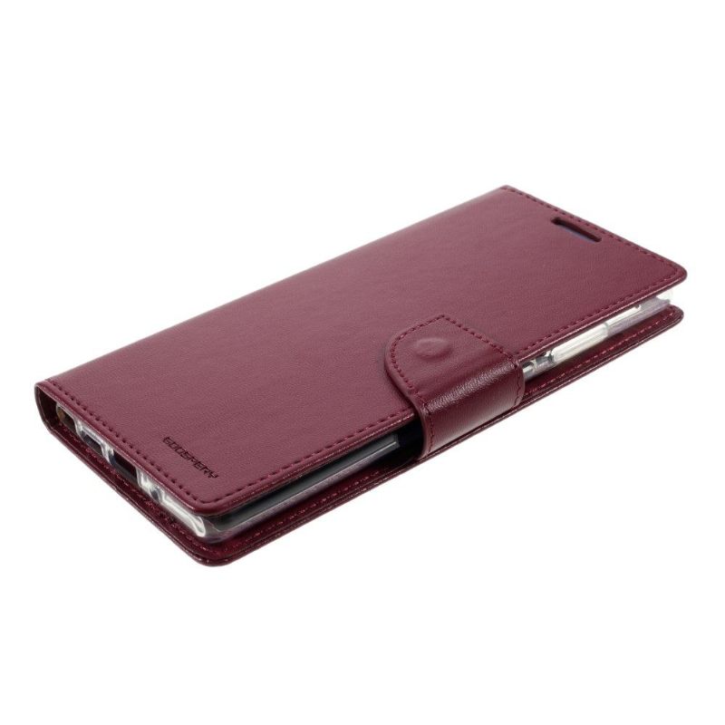 Κάλυμμα Samsung Galaxy Note 20 Bravo Series Imitation Leather - Wine Red