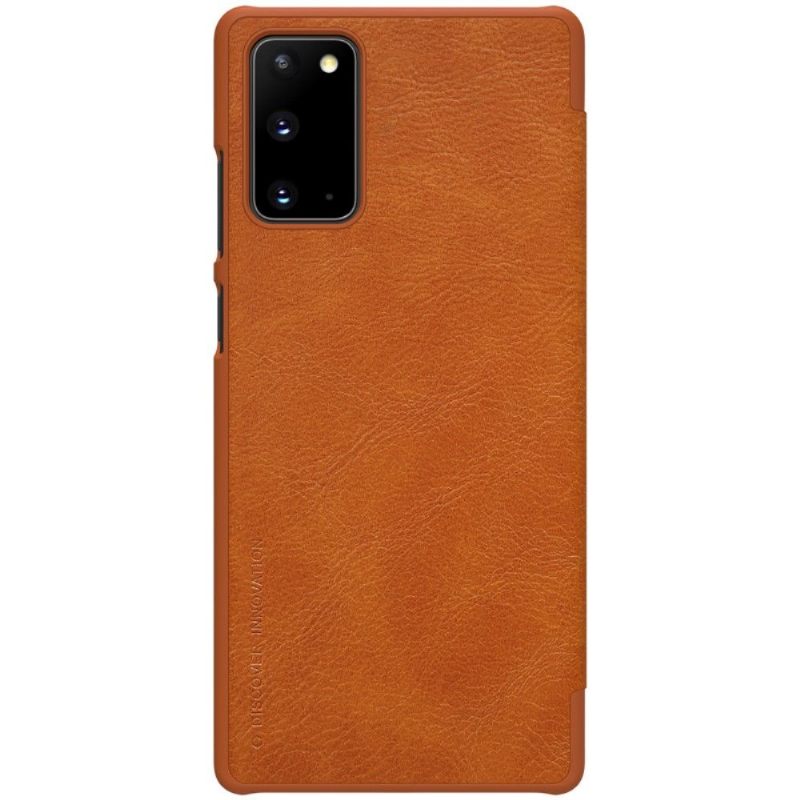 Κάλυμμα Samsung Galaxy Note 20 Qin Leather Effect - Αβάνα