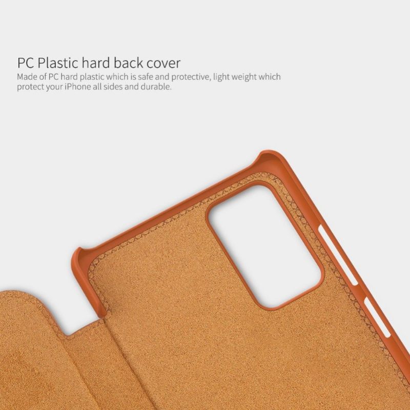 Κάλυμμα Samsung Galaxy Note 20 Qin Leather Effect - Αβάνα