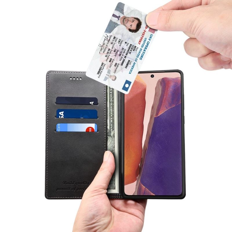 Κάλυμμα Samsung Galaxy Note 20 Θήκη Flip Folio Flip Style Leather