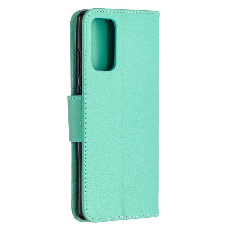 Θήκη Flip Samsung Galaxy Note 20 δερματινη θηκη Green Grained Leather Effect