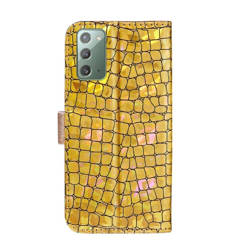 θηκη πορτοφολι Samsung Galaxy Note 20 Glamour Croc Εφέ