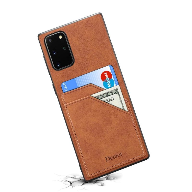 Θήκη Samsung Galaxy Note 20 Θήκη Κάρτας Denior Leather Effect