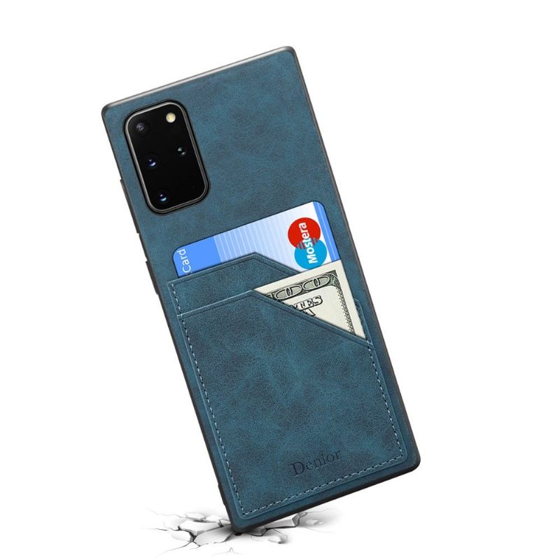 Θήκη Samsung Galaxy Note 20 Θήκη Κάρτας Denior Leather Effect