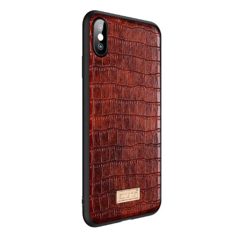 Θήκη iPhone X / XS Sulada Croco Leather Effect