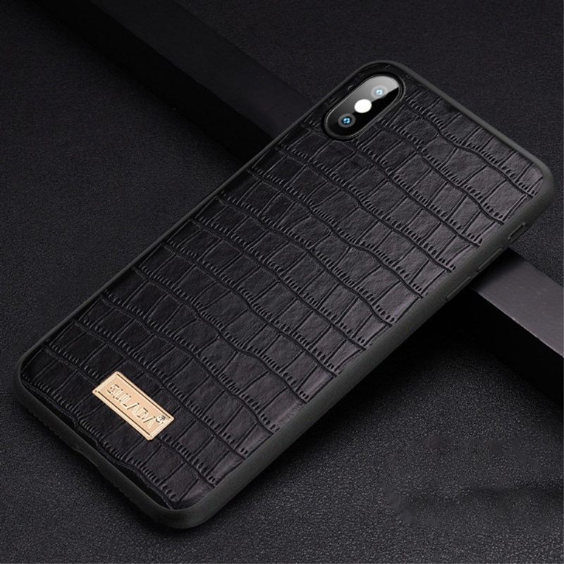 Θήκη iPhone X / XS Sulada Croco Leather Effect