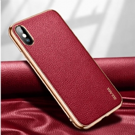 Θήκη iPhone X / XS Sulada Leather Effect