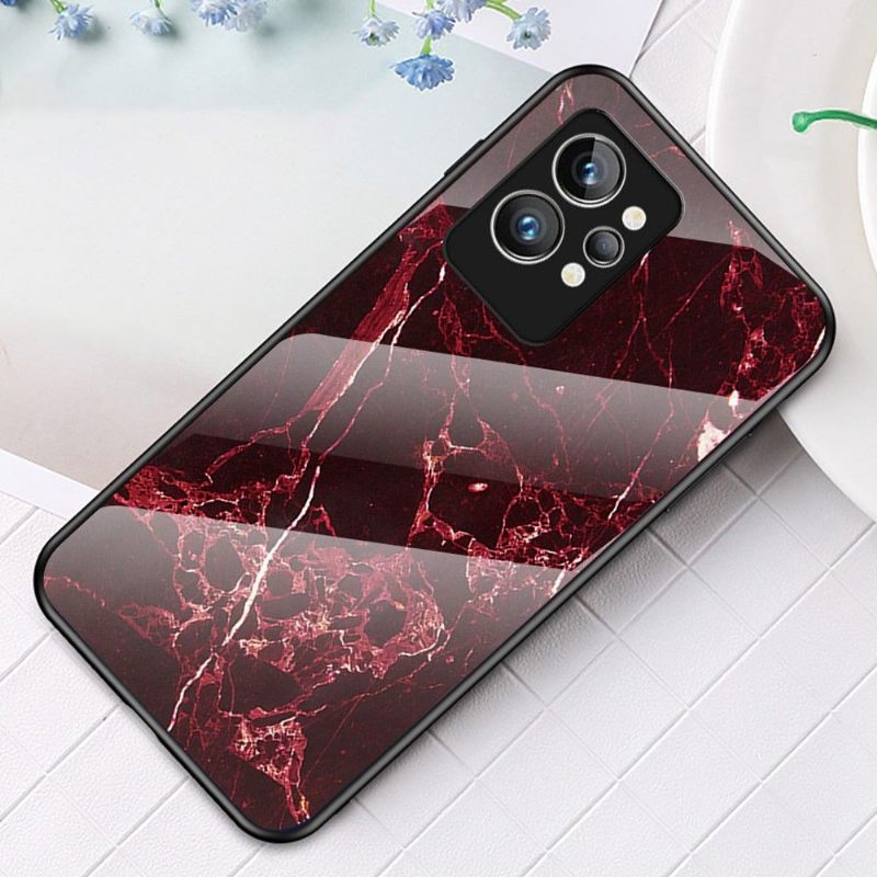 Θήκη Realme GT 2 Pro Marble Lina Glass Back