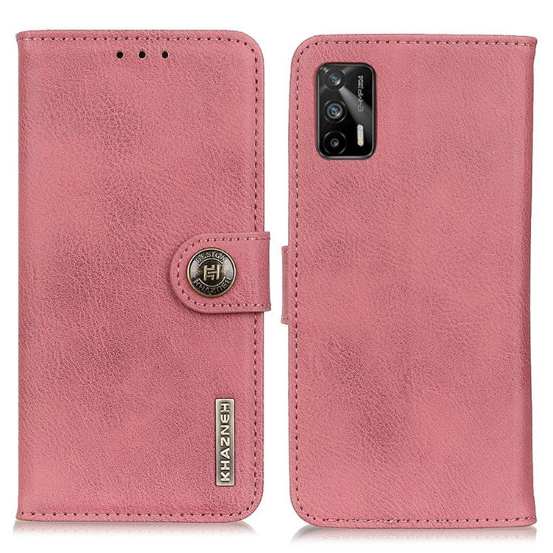 Κάλυμμα Realme GT 5G Κάτοχος Κάρτας Khazneh Leather Effect