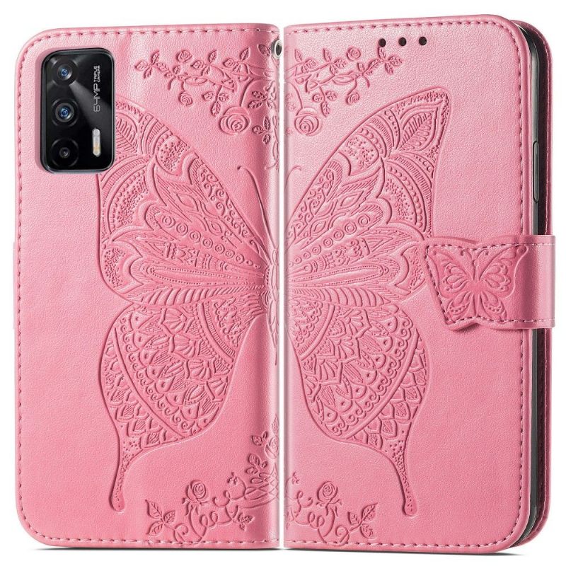 Θήκη Flip Realme GT 5G Butterfly Relief