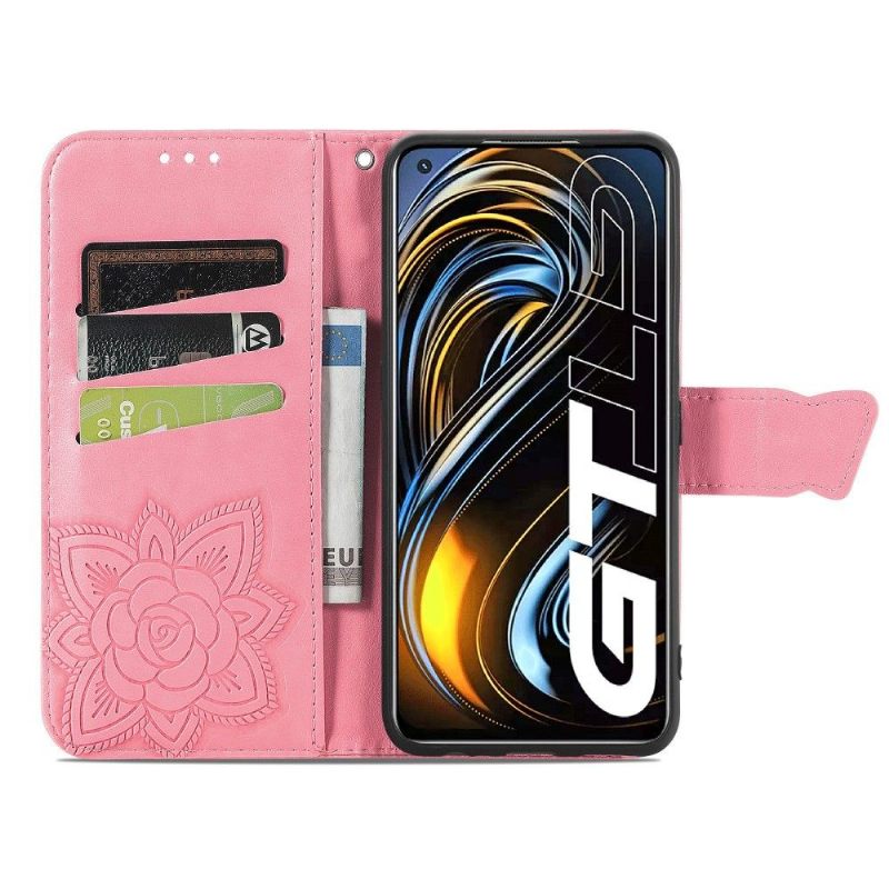 Θήκη Flip Realme GT 5G Butterfly Relief