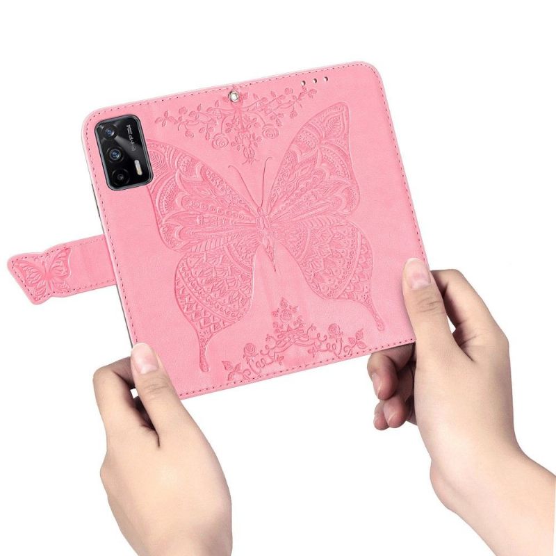 Θήκη Flip Realme GT 5G Butterfly Relief