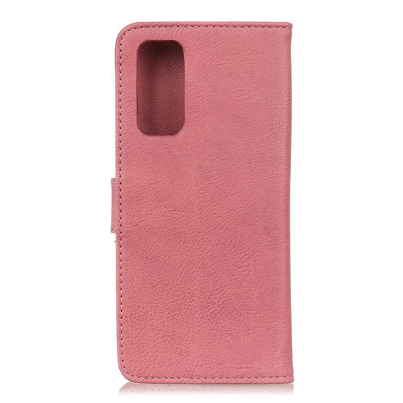 Κάλυμμα Oppo Reno 4 5G Κάτοχος Κάρτας Khazneh Leather Effect