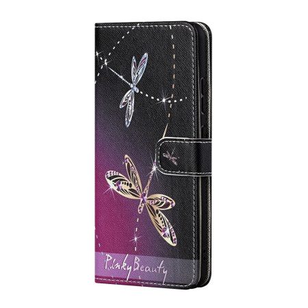 Δερματινη Θηκη Google Pixel 8a Strap-on Dragonflies