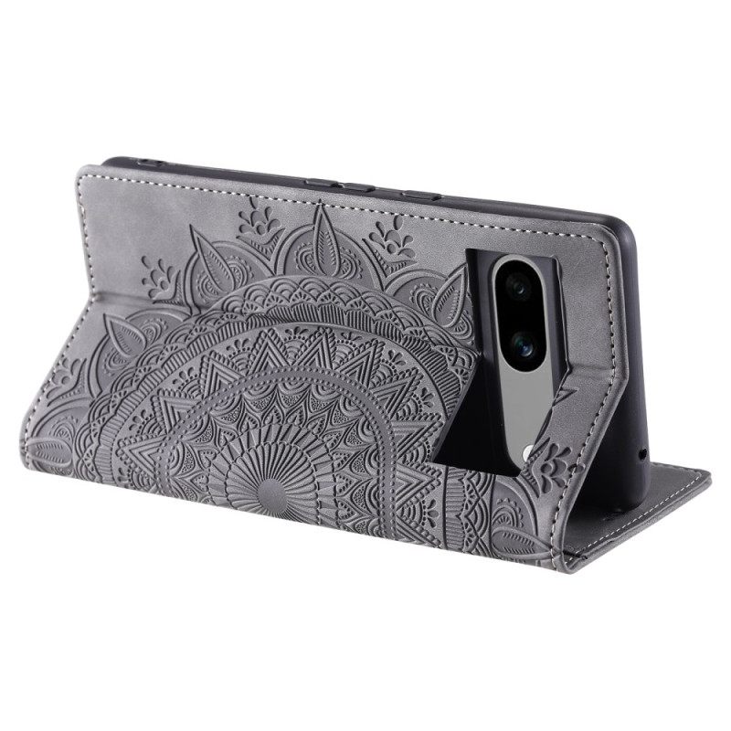 Δερματινη Θηκη Google Pixel 8a Θήκες Κινητών Mandala Suede Effect