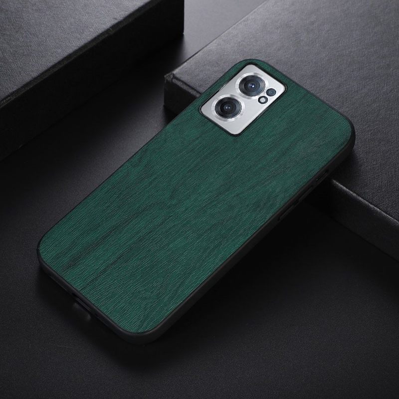 Θήκη OnePlus Nord CE 2 5G Δερμάτινο Εφέ Wood Style